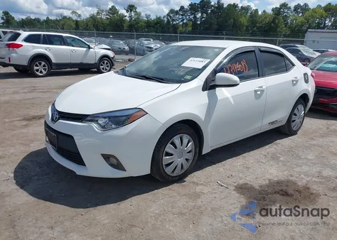 2016 Toyota Corolla Le из США, поврежденный, VIN 5YFBURHE0GP473804
